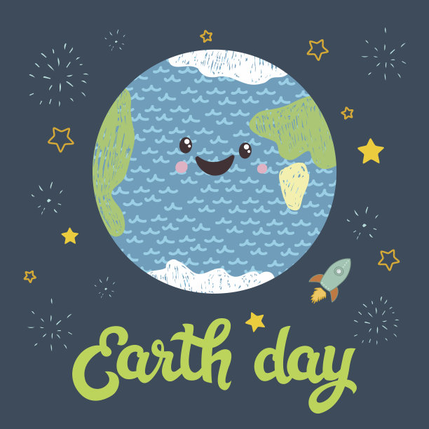 矢量图地球日素材图片