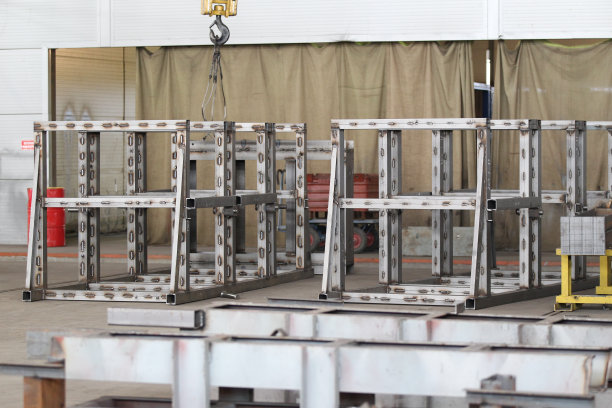 放置金属结构组件图片下载