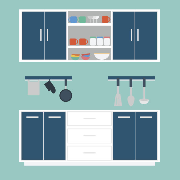 向量的厨房图片下载