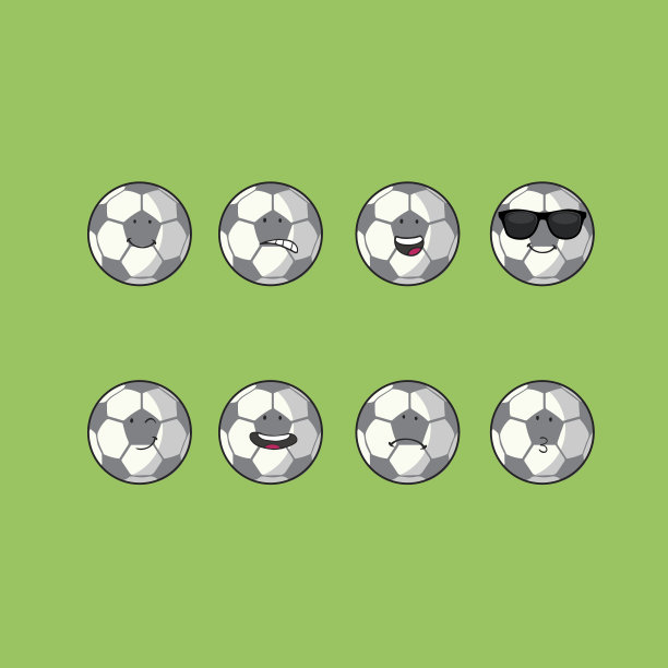 可爱的足球图片下载