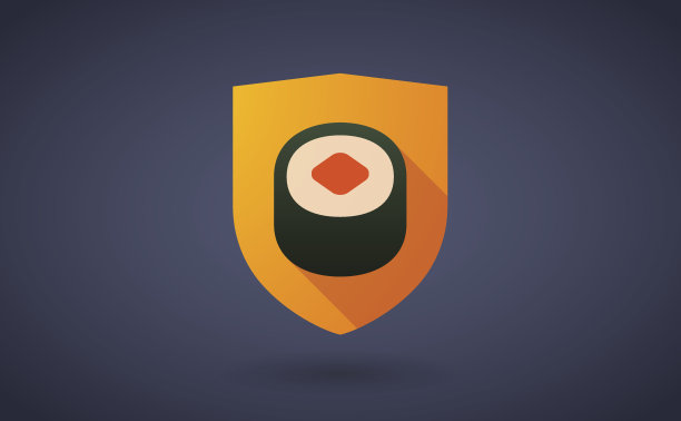 长影盾与寿司图标图片下载