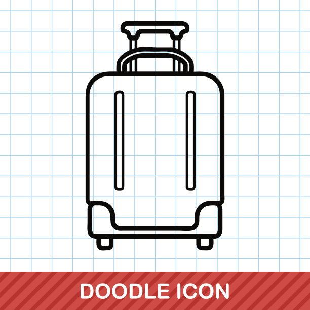 手提箱涂鸦图片下载