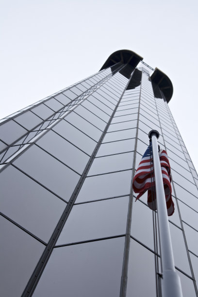 摩天大楼上的倒影图片下载