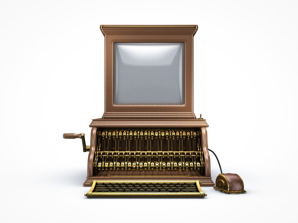 蒸汽朋克复古电脑图片下载