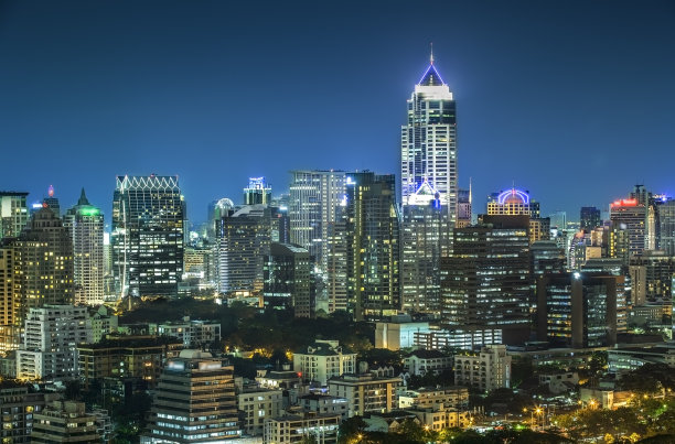 曼谷夜景图片下载