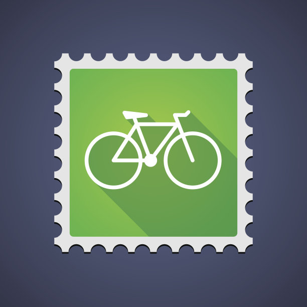 邮票图标与自行车图片下载