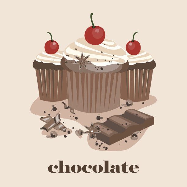 矢量插图巧克力图片下载