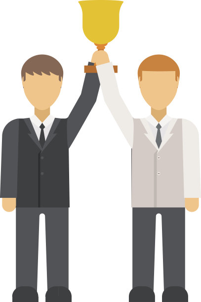 成功团队矢量插画图片下载