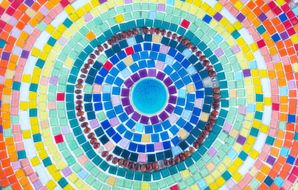 彩色卵石模式。图片下载