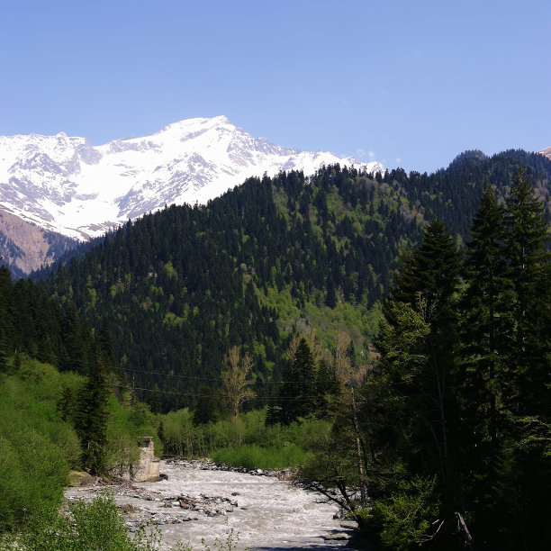 乔治亚州山景观图片下载