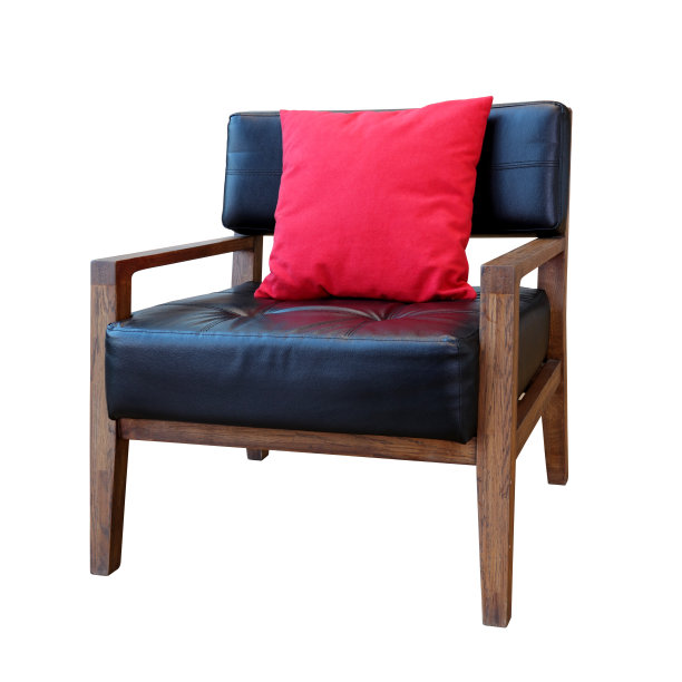 现代皮扶手椅图片下载