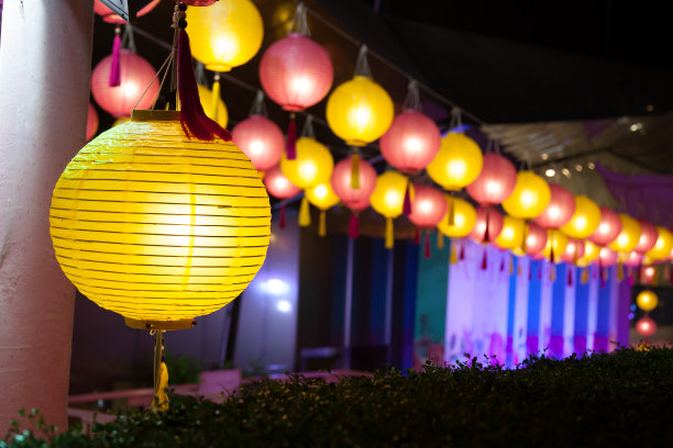 春节彩灯图片素材ID：123360652