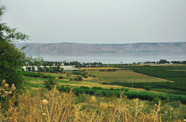 加利利海，Kinneret，以色列，图片下载