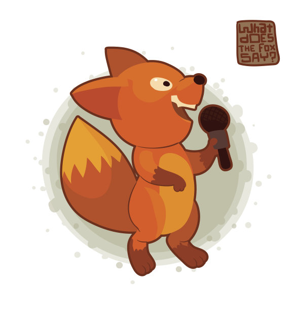 福克斯与麦克风图片下载