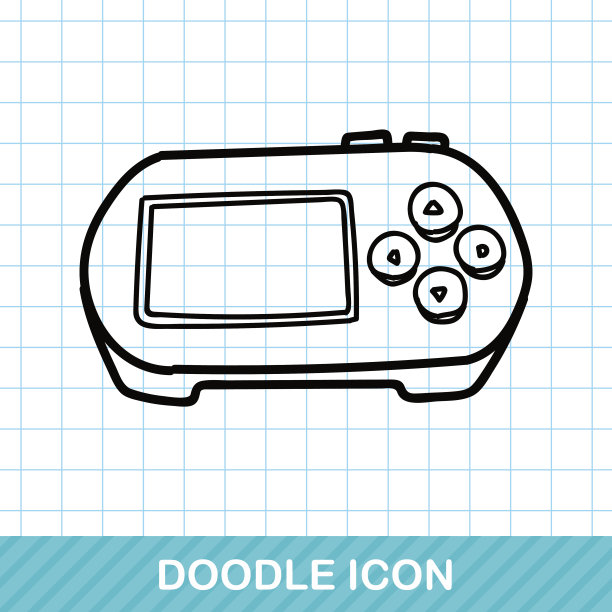 游戏机涂鸦图片下载