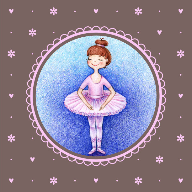 漂亮的小芭蕾舞者的照片图片下载