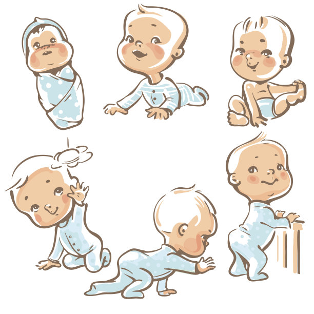 6个可爱的小男孩图片下载