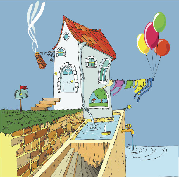 奇怪的房子图片下载