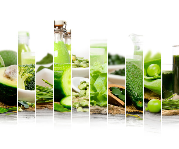 绿色食品混合图片下载