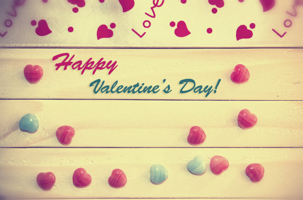 情人节贺卡。图片下载