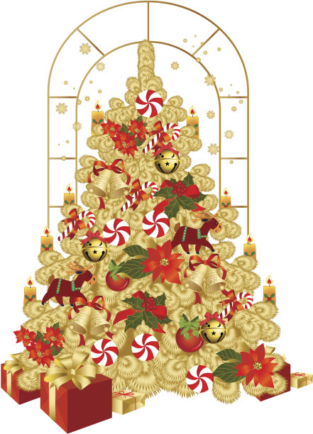 圣诞树。图片下载