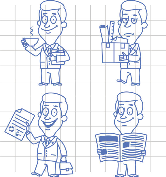 涂鸦商人的业务和发展图片下载