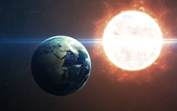 高分辨率行星地球视图。来自太空的地球图片下载