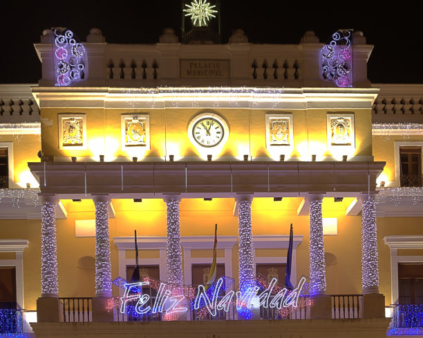 市政厅的灯图片下载