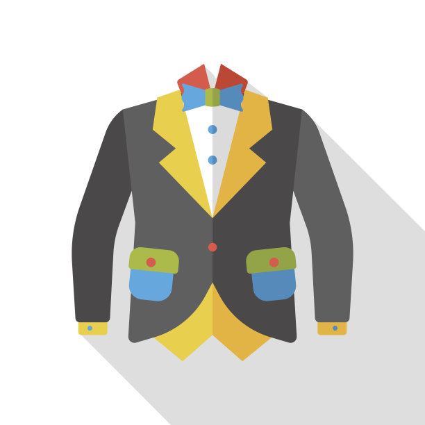 穿着扁平图标的衣服图片下载