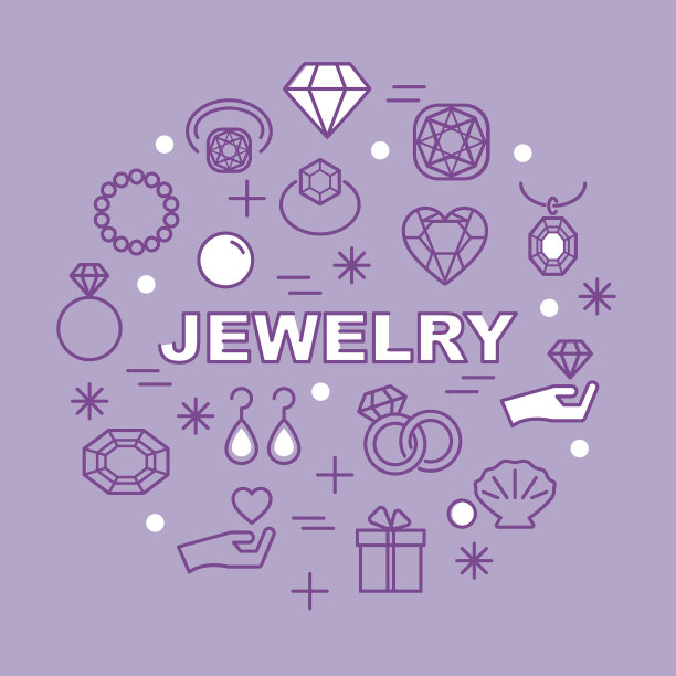 珠宝最小轮廓图标图片下载