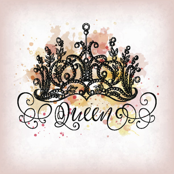 有文字的女王皇冠图片下载