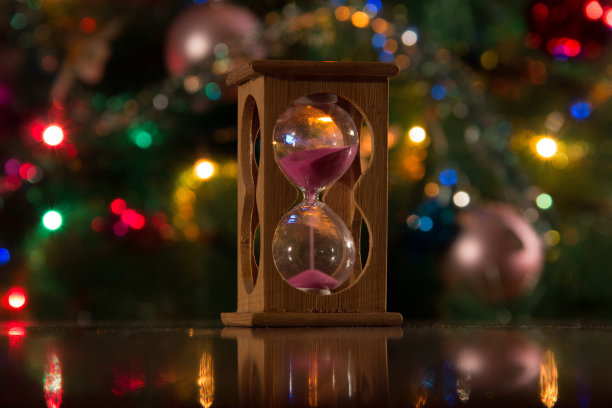 新年的沙漏图片下载