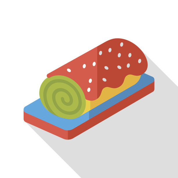 食物蛋糕平面图标图片下载