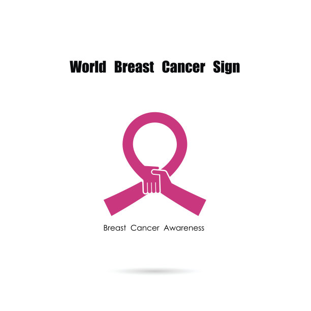 粉色握手和帮助图标元素的设计。图片下载