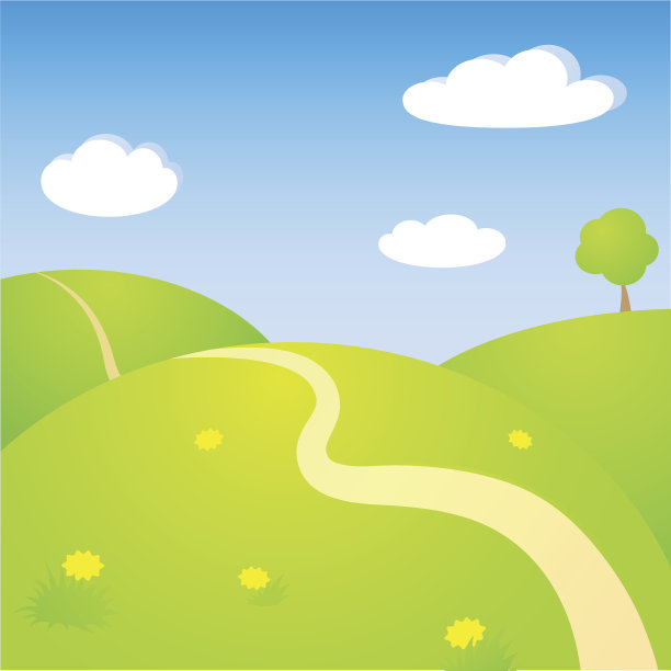 阳光明媚的风景图片下载