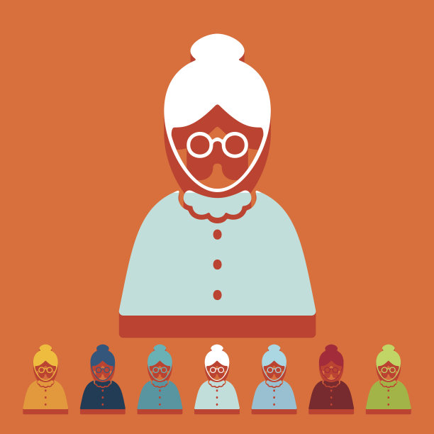 平面设计:老年人图片下载