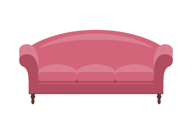 蓝色的沙发上。古董沙发。图片下载