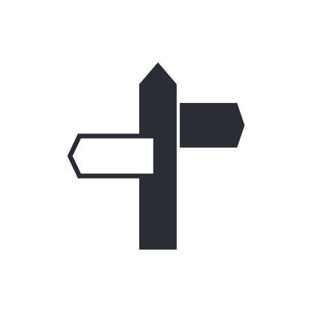 道路指示图标图片下载