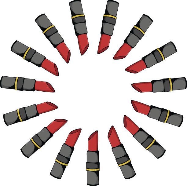 圆形口红框图片下载
