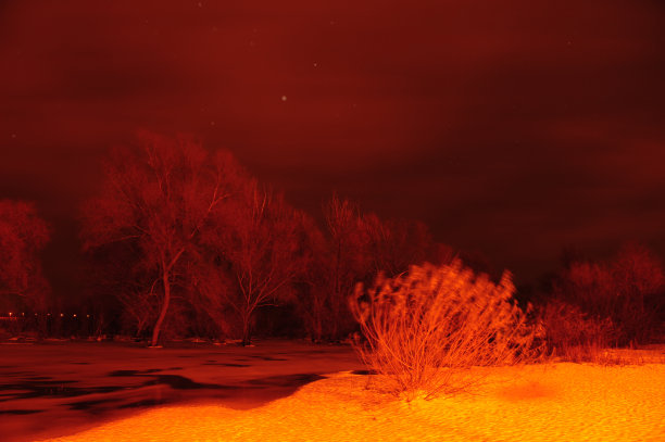 冬天的夜晚图片下载