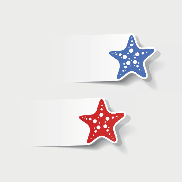 写实设计元素:海星图片下载