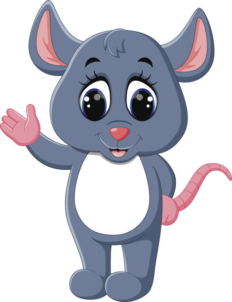 卡通可爱的老鼠图片下载