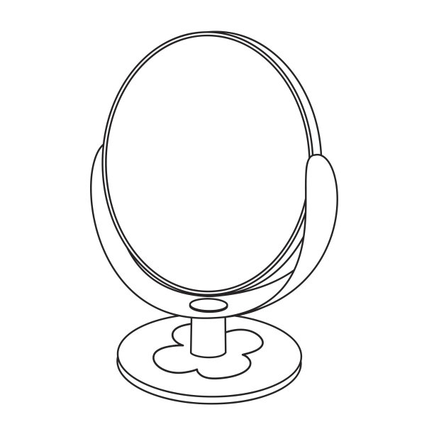 镜子的玩具。彩色书图片下载