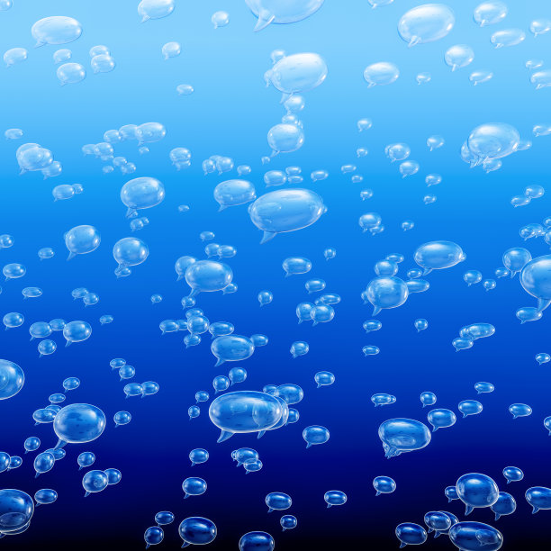 演讲泡沫水下图片下载