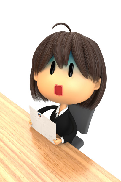 简历和求职中的女性图片下载