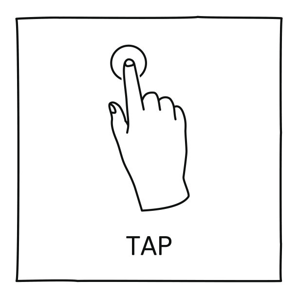 涂鸦手势图标图片下载