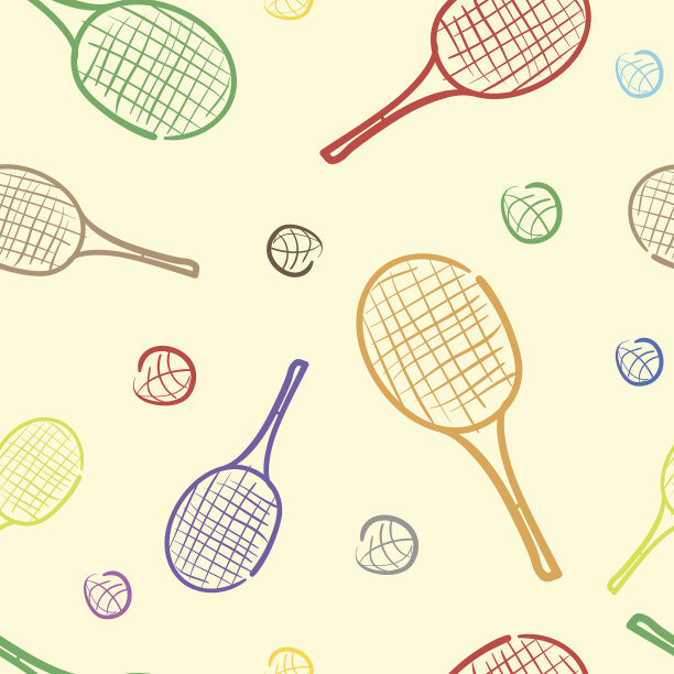 颜色球拍图片下载