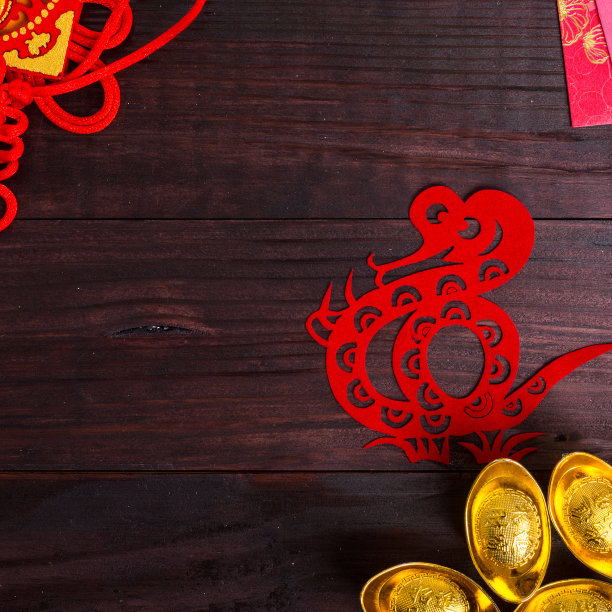 十二生肖中的蛇年素材图片