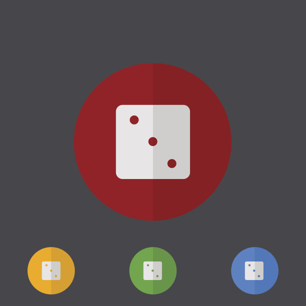 向量现代圆形图标设置为灰色图片下载