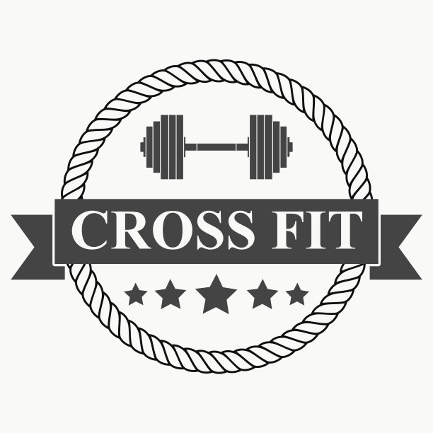 老式健身房和健身标签图片下载